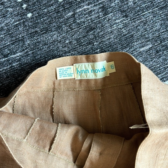 Vintage Linen Lynn Novak Skirt - Picture 5 of 6